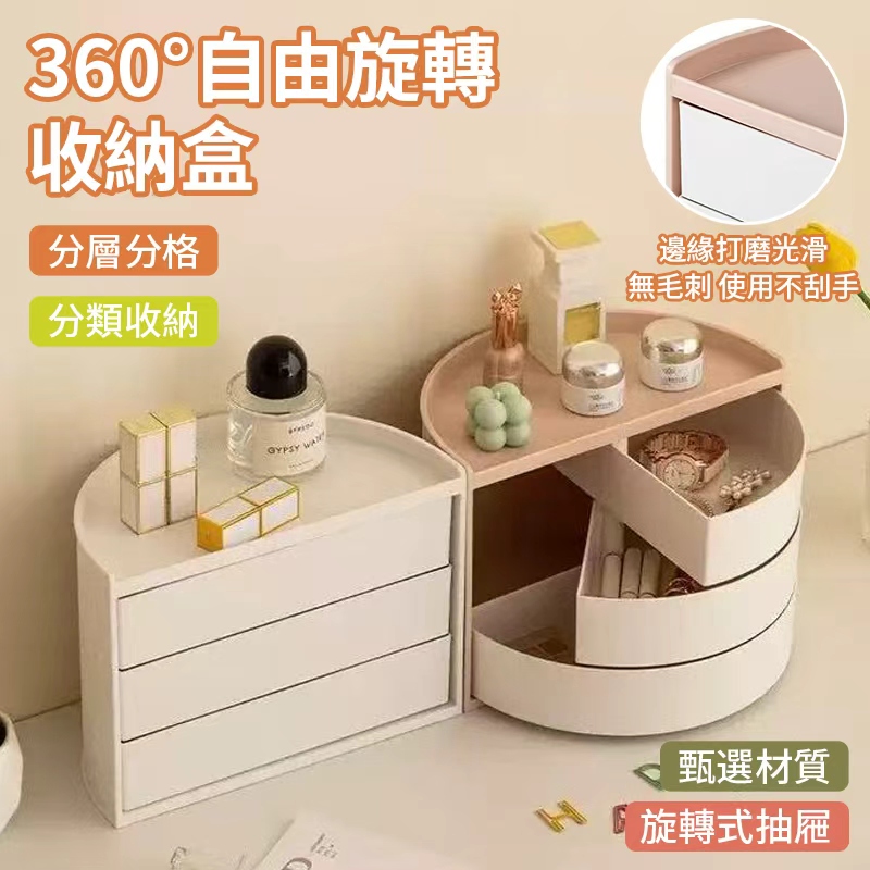 360°自由旋轉收納盒
